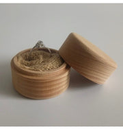 Personalised Wedding Wooden Ring Box,Custom Made Wooden Jewelry Ring Box