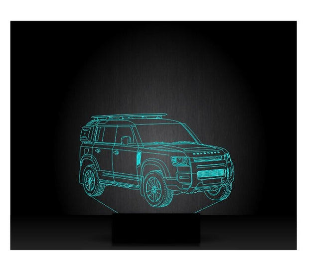 New Defender 3D Illusion Smart APP Control 3D Illusion Night Light Bluetooth,Music,7&16M Color Mobile App,Made in UK