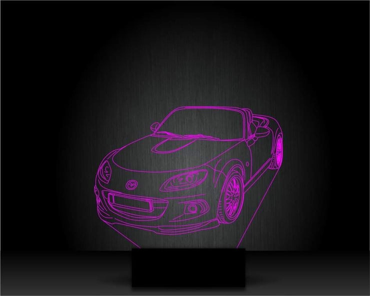 Mazda MX 5 Convertible ,Personalized Mk3 ,3D Illusion Smart APP Control 3D Illusion Night Light Bluetooth,Music,7&16M Color Mobile App