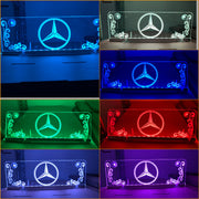 Red Light Zone Name Board Truck Interior Engraved Usb App and Remote Control Led Light