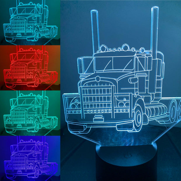 Truck's 3D Bluetooth, Sensor Lamp Base APP Control  LED Lamp