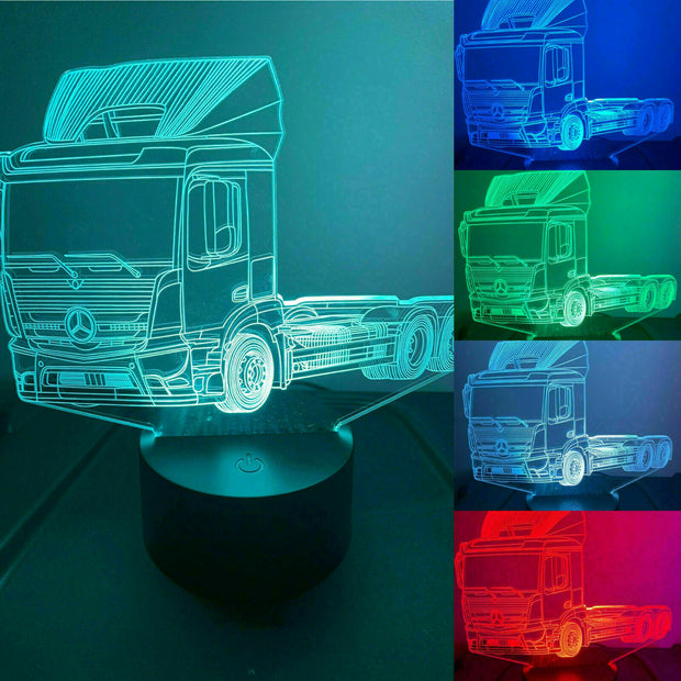 Truck's 3D Bluetooth, Sensor Lamp Base APP Control  LED Lamp