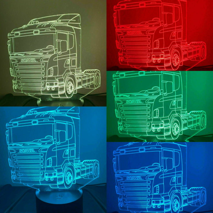 Truck's 3D Bluetooth, Sensor Lamp Base APP Control  LED Lamp