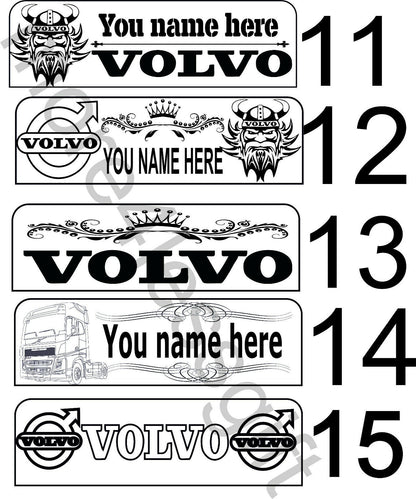 Personalised Truck Interior Engraved USB LED Light 300x100mm – RGB Cabin Light with Remote Control 12V/24V