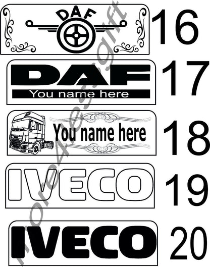 RGB Truck Cabin LED Light 12V/24V – Custom Engraved Bluetooth App Control Board