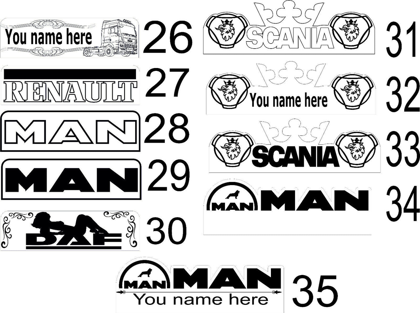 RGB Truck Cabin LED Light 12V/24V – Custom Engraved Bluetooth App Control Board