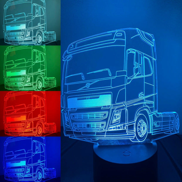 Truck's 3D Bluetooth, Sensor Lamp Base APP Control  LED Lamp